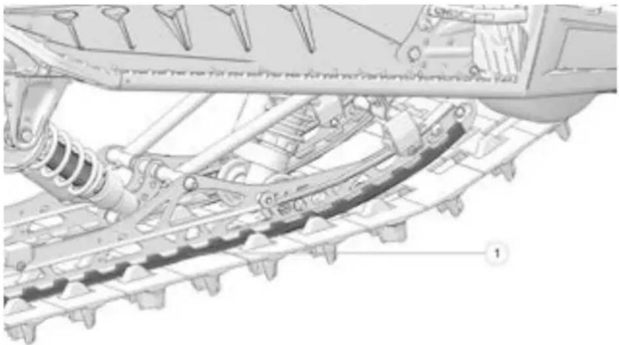 POLARIS 850 PRO RMK Slash 155 (2024) - INSPECTION DE L'USURE DE LA GLISSIÈRE - 1