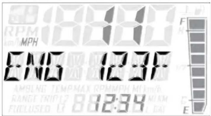 MPH EING 12:3F AMBLNG TEMPMAX RPMMPH MI km/h RANGE TRIPL2 E882:39 FUEUSED O E
