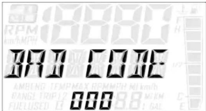 BAD CODE 000