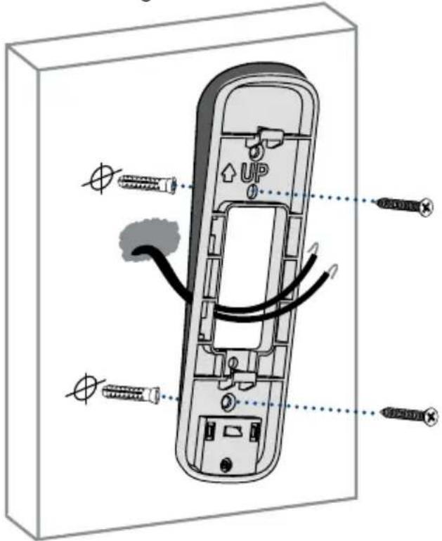 Lorex B451AJD-EG - Étape 3 : Fixation du support de montage - 2