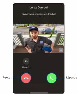 Lorex LNWDB1-EG - Visionnement de l'Application en Direct - 2