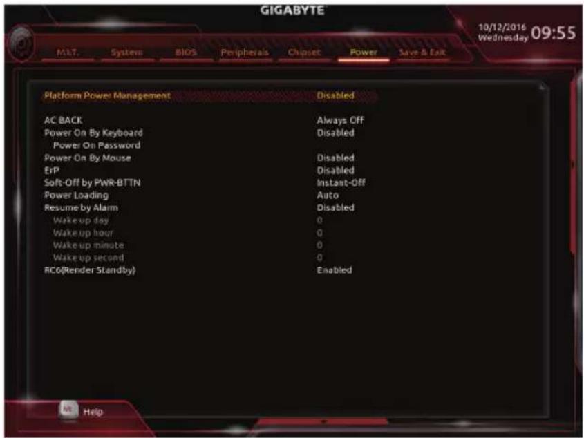 GIGABYTE GA-Z270X-Ultra Gaming - 2-7 Power (省电功能设定) - 1