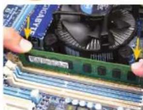 GIGABYTE GA-H55M-S2HP - Instalacja pamięci - 1