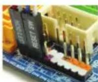 GIGABYTE GA-H55M-S2HP - Подключение кабелей к внутренним разъемам - 1