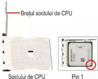GIGABYTE GA-H55M-S2HP - Instalarea unui CPU AMD (ignorați acest pas dacă placa de bază are un CPU încorporat) - 1
