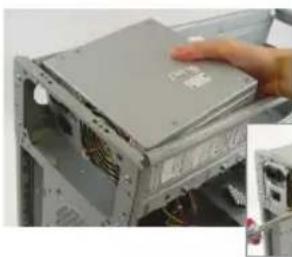 GIGABYTE GA-H55M-S2HP - Przygotowanie obudowy i instalacja zasilacza - 1