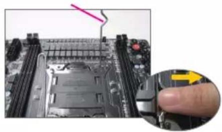 GIGABYTE GA-H55M-S2HP - Installing an Intel CPU (skip this step if the motherboard has a built-in CPU) - 3