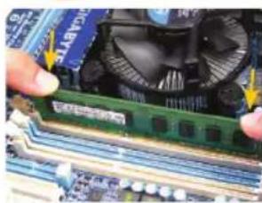 GIGABYTE GA-H55M-S2HP - Installation De La Mémoire - 1