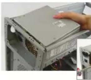 GIGABYTE GA-H55M-S2HP - Подготовка На Шасито И Инсталиране На Захранването - 1