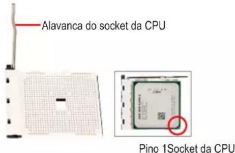 GIGABYTE GA-H55M-S2HP - Instalação de uma CPU Intel (avance este passo se a placa principal possuir uma CPU incorporada) - 5