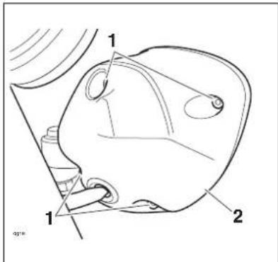 TRIUMPH Daytona 675 SE (2010) - Remplacement d'une ampoule de phare - Street Triple et Street Triple R - 1