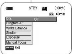 SAMSUNG SCD354 - Menu rapide: Balance des blancs - 2