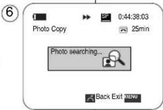 SAMSUNG SCD354 - Copie d'images figées d'une cassette vers la carte mémoire - 3