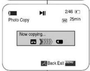 SAMSUNG SCD354 - Copie d'images figées d'une cassette vers la carte mémoire - 4