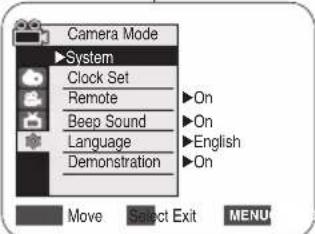 SAMSUNG SCD965 - Activation de la reconnaissance de la télécommande par le caméscope (Télécommande) (modèles SC-D965 uniquement) - 2