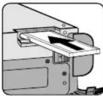SAMSUNG SCD355 - Insertion et éjection de la carte mémoire - 1