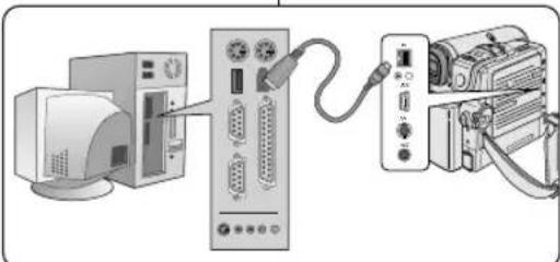 SAMSUNG SCD355 - Enregistrement à l'aide d'un câble de connexion DV - 1