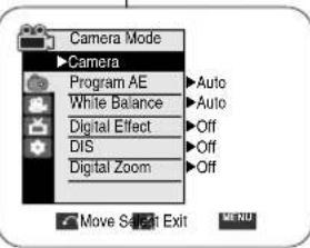 SAMSUNG SCD355 - Réglage de la fonction d'exposition automatique programmable (Program AE) - 1