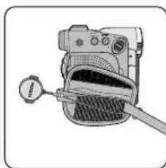 SAMSUNG SCD250 - Attaching the Lens Cover - 2