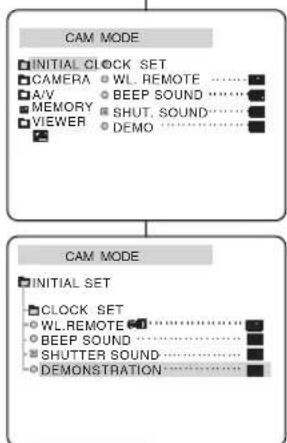 SAMSUNG SCD250 - ● Mode DEMONSTRATION - 1