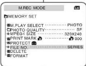SAMSUNG SCD270 - MEMORY FILE NUMBER Numéro de fichier mémoire - 2