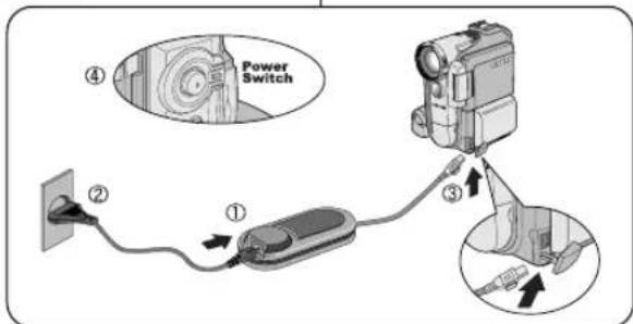 SAMSUNG SCD270 - To select the CAMCORDER mode - 1