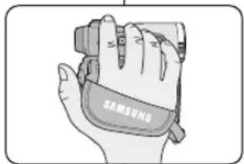 SAMSUNG SCD270 - Notes regarding the hand strap - 1
