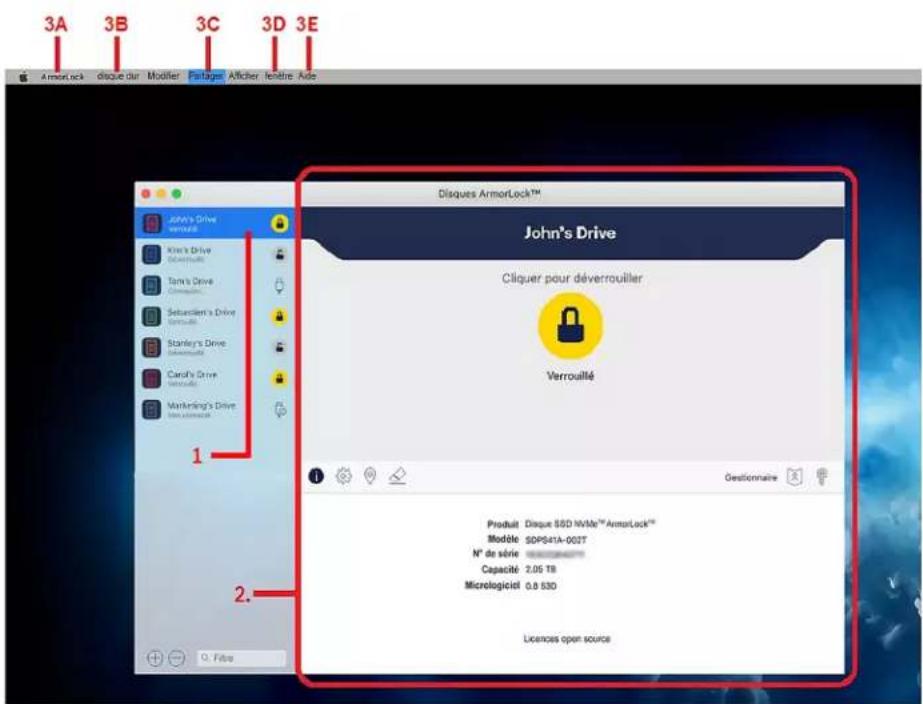 SANDISK G-DRIVE ArmorLock - Présentation de l'application de bureau ArmorLock - 1