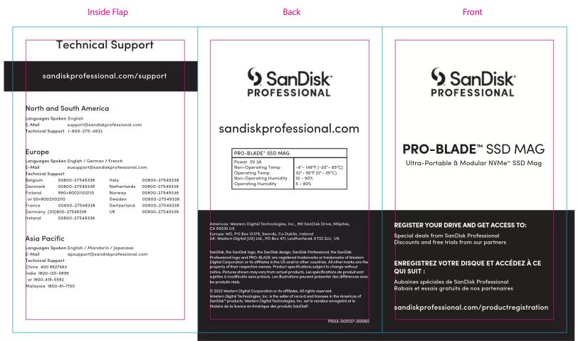 SANDISK PRO-BLADE SSD MAG - 1