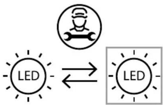 CONTINENTAL EDISON CEF2D334NFS - D - Remplacement de la lampe - 1