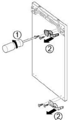 NEFF KI2321SE0 - 3.1.Die vier Schrauben entfernen (1). - 1