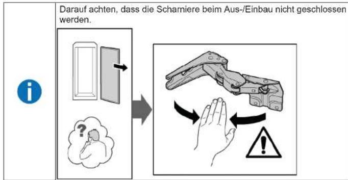NEFF KI2321SE0 - Austauschen des Flachscharniers - 11