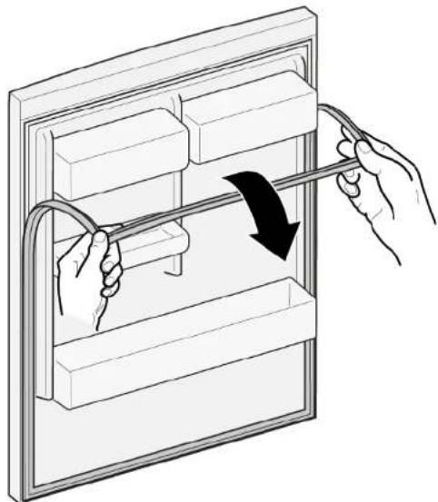 NEFF KI2222FE0 - Montarea balamalei glisante - 2