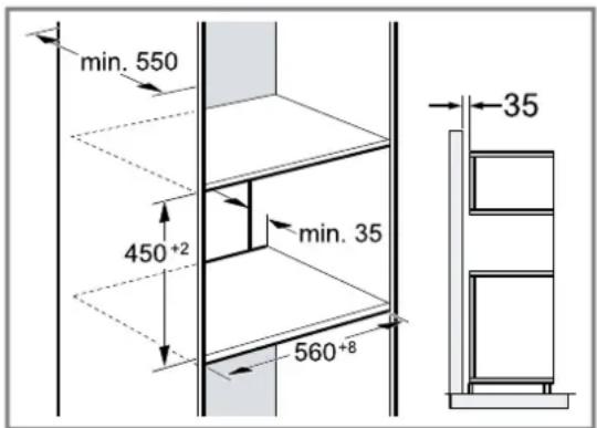 NEFF C29GR3XY1 - Einbau in einen Hochschrank - 1