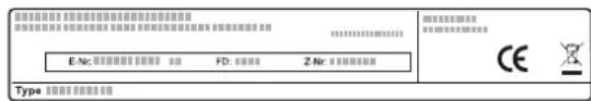 NEFF C29GR3XY1 - Erzeugnisnummer (E-Nr.) und Fertigungsnummer (FD) - 1