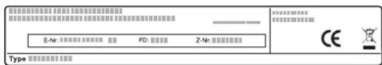 NEFF NR4GR31N1 - Erzeugnisnummer (E-Nr.) und Fertigungsnummer (FD) - 1