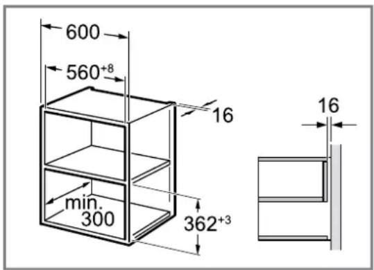 NEFF NL9WR21Y1 - Einbau in einen Oberschrank - 1
