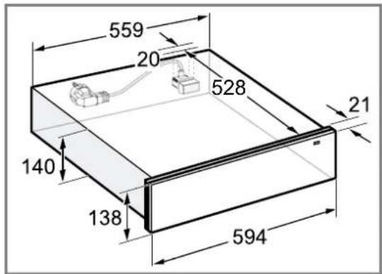 SIEMENS BI910C1B1 - Dimensions de l'appareil - 1