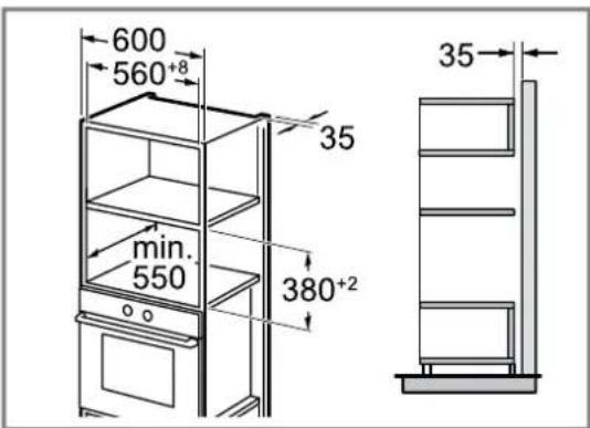 SIEMENS BE732R1B1 - Einbau in einen Hochschrank - 1