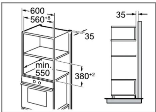 SIEMENS BF722R1B1 - Einbau in einen Hochschrank - 1