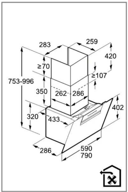 SIEMENS LC87KFN60 - Dimensions de l'appareil - 1