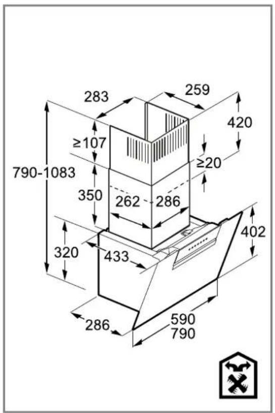 SIEMENS LC87KFN60 - Dimensions de l'appareil - 2