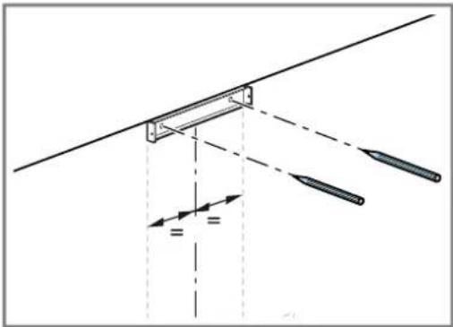 SIEMENS LC85KDK60 - Preparing the wall - 3