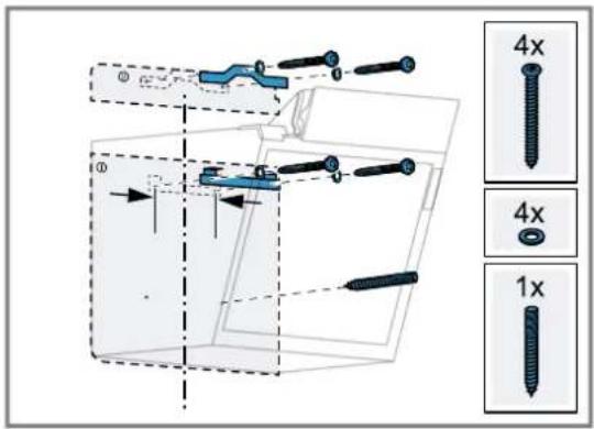SIEMENS LC67KFN60 - Monter la suspension de l'appareil - 1