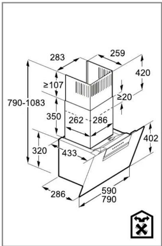 SIEMENS LC67KFN60 - Dimensions de l'appareil - 2
