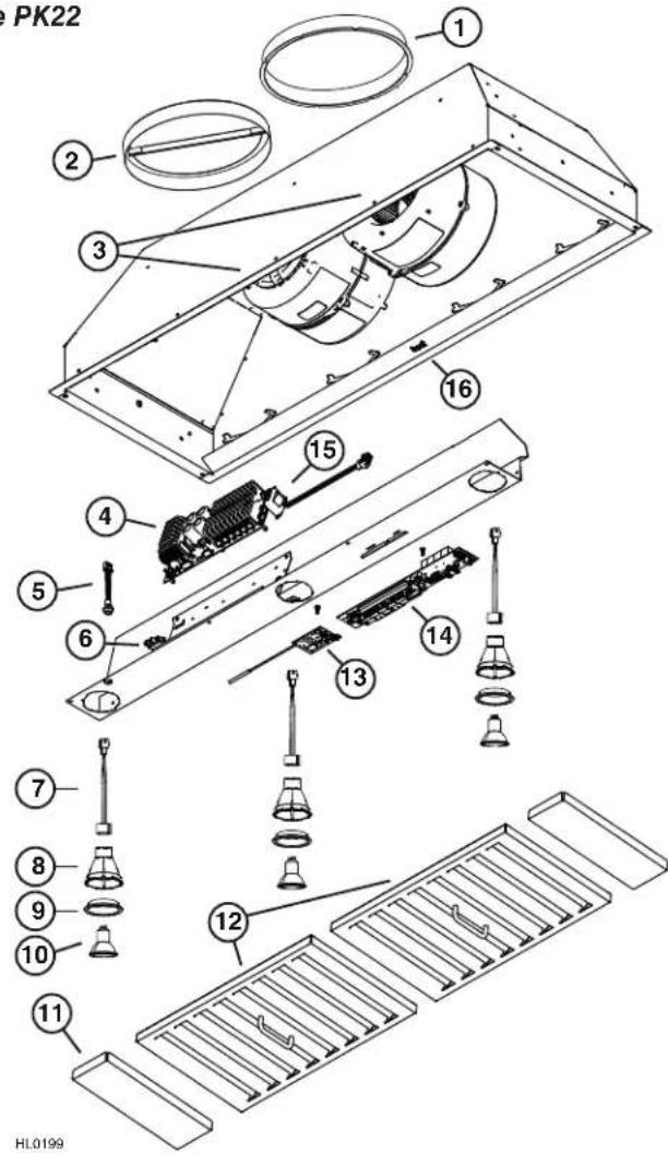 BEST PKEX2245 - PIÈCES DE REMPLACEMENT - 1