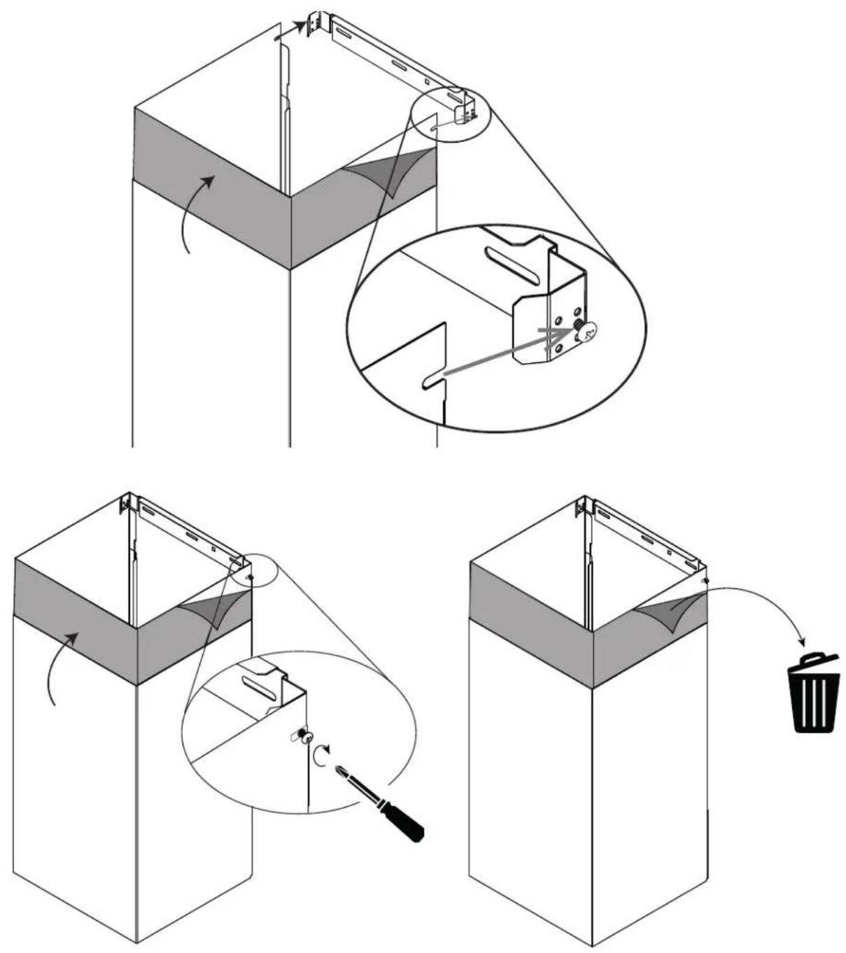 BEST WPP13612SS - INSTALL DECORATIVE FLUE (CONTINUED) - 1