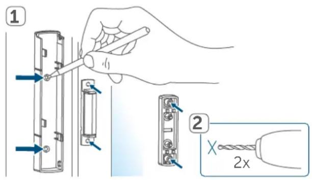 Homematic IP HmIP-SWDM-2 - Montage met schroeven - 3