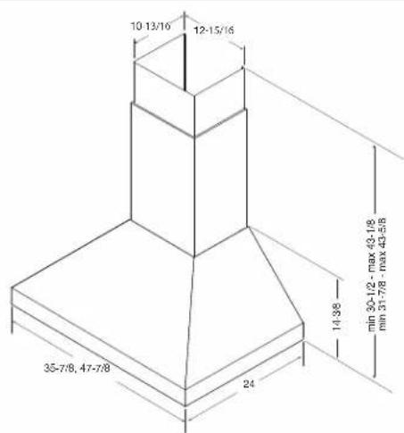 BEST WPP1366SS - HOOD SPECIFICATIONS - 2