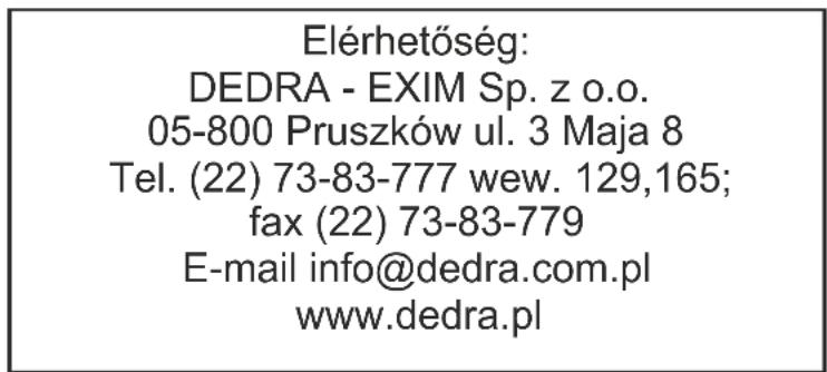 DEDRA DED7712 - FIGYELEM - 1